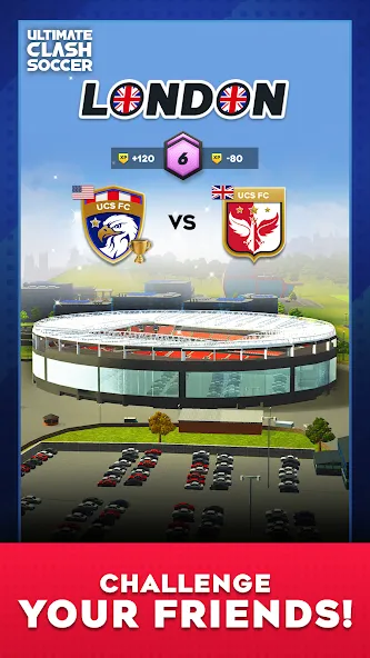 Скачать Ultimate Clash Soccer бесплатно — Безлимитные деньги и энергия — скриншот 5