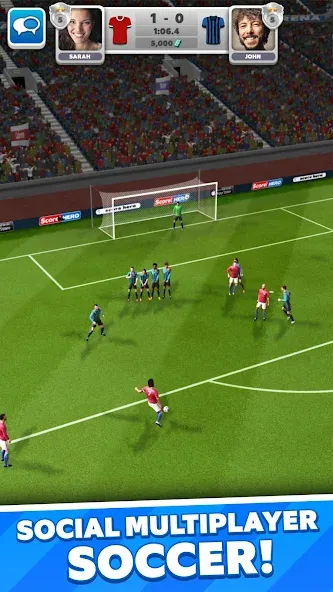 Score! Match - PvP Soccer — Безлимитные деньги и усиленные игроки, скачать мод APK — скриншот 2 Score! Match - PvP Soccer — Безлимитные деньги и усиленные игроки, скачать мод APK — скриншот 2
