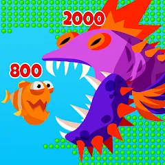 Скачать Fish Town IO: Mini Aquarium Mod APK — Безлимитные монеты и рыбки