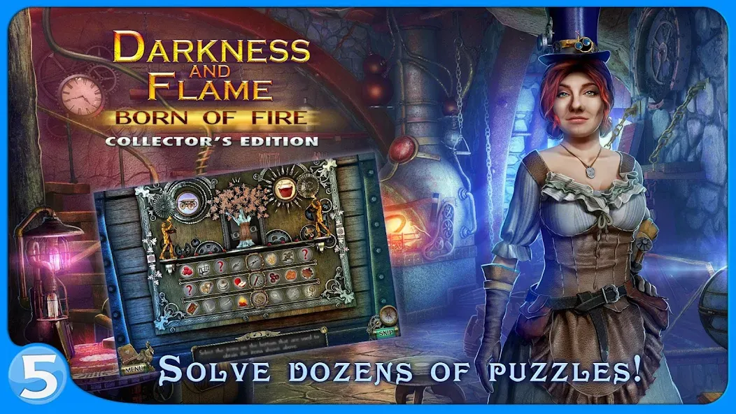 Darkness and Flame 1 — взломанная версия, Открыты все уровни и подсказки — скриншот 3