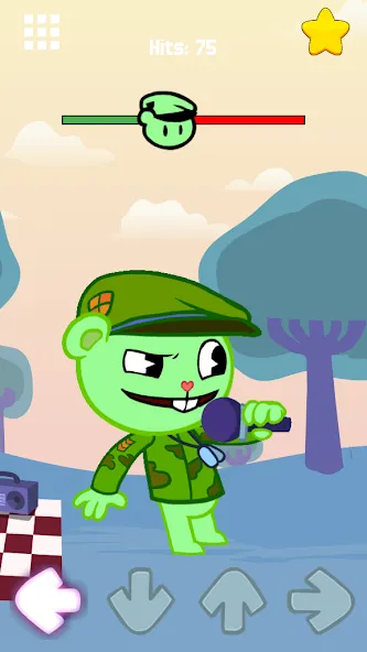 Flippy Happy Funkers FNF Mod MOD APK: Новые рэп-баттлы и ритмы — скриншот 4 Flippy Happy Funkers FNF Mod MOD APK: Новые рэп-баттлы и ритмы — скриншот 4