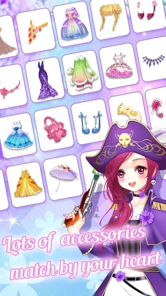 Dream Flower Dressup — скачать мод: Безлимитные монеты и все наряды — скриншот 2