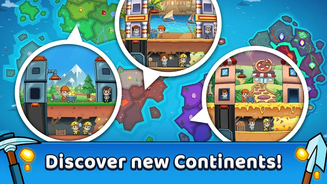 Idle Miner Tycoon: Gold Games MOD APK скачать на Андроид — Безлимитные деньги и много золота — скриншот 4 Idle Miner Tycoon: Gold Games MOD APK скачать на Андроид — Безлимитные деньги и много золота — скриншот 4