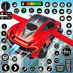 Скачать Flying Car Robot Shooting Game — Безлимитные деньги и оружие