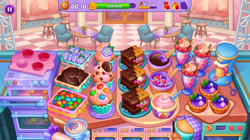 Скачать Cooking Crush - Cooking Game бесплатно — Безлимитные монеты и энергия — скриншот 3 Скачать Cooking Crush - Cooking Game бесплатно — Безлимитные монеты и энергия — скриншот 3