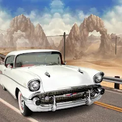 Мод Long Road Trip Games Car Drive — Безлимитное топливо и быстрые машины, скачать APK