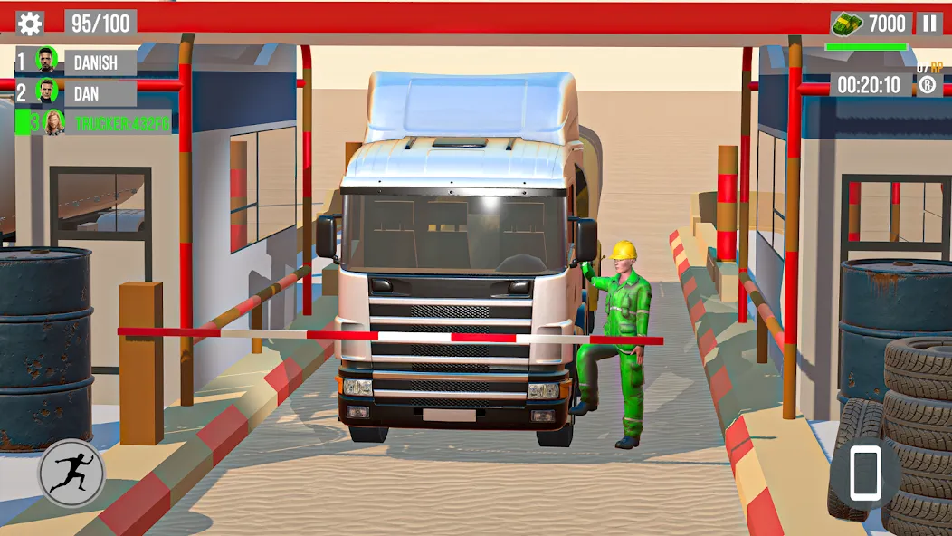 Скачать мод Euro Truck Gas Station Games — Безлимитное топливо и все грузовики — скриншот 5