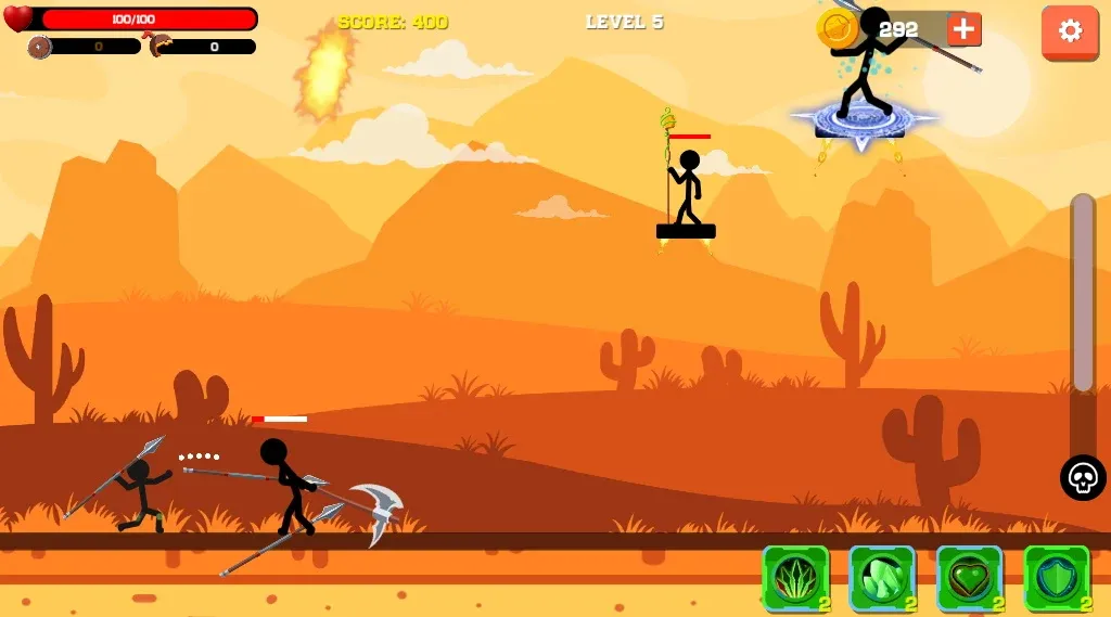 Spear war with Stickman взлом APK — Безлимитные монеты и усиленное оружие — скриншот 1 Spear war with Stickman взлом APK — Безлимитные монеты и усиленное оружие — скриншот 1