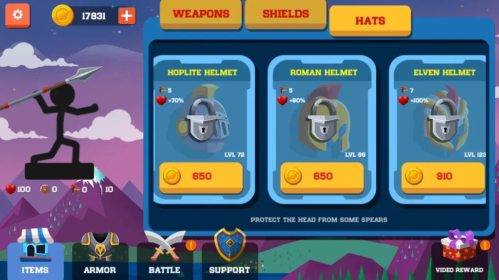 Spear war with Stickman взлом APK — Безлимитные монеты и усиленное оружие — скриншот 5 Spear war with Stickman взлом APK — Безлимитные монеты и усиленное оружие — скриншот 5