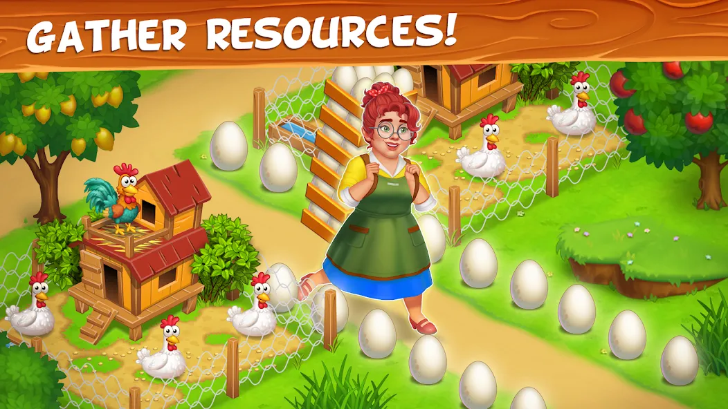 Скачать Farm Town - Family Farming Day Mod APK — Безлимитные монеты и ресурсы — скриншот 3 Скачать Farm Town - Family Farming Day Mod APK — Безлимитные монеты и ресурсы — скриншот 3