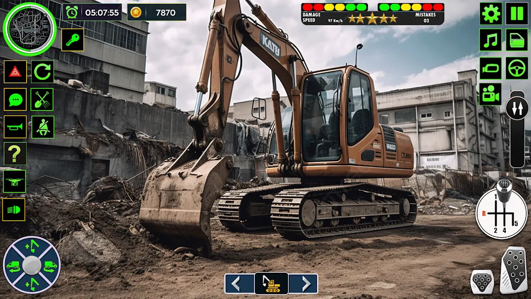 Real Road Construction Games взлом на Андроид — Безлимитные деньги и техника — скриншот 2 Real Road Construction Games взлом на Андроид — Безлимитные деньги и техника — скриншот 2
