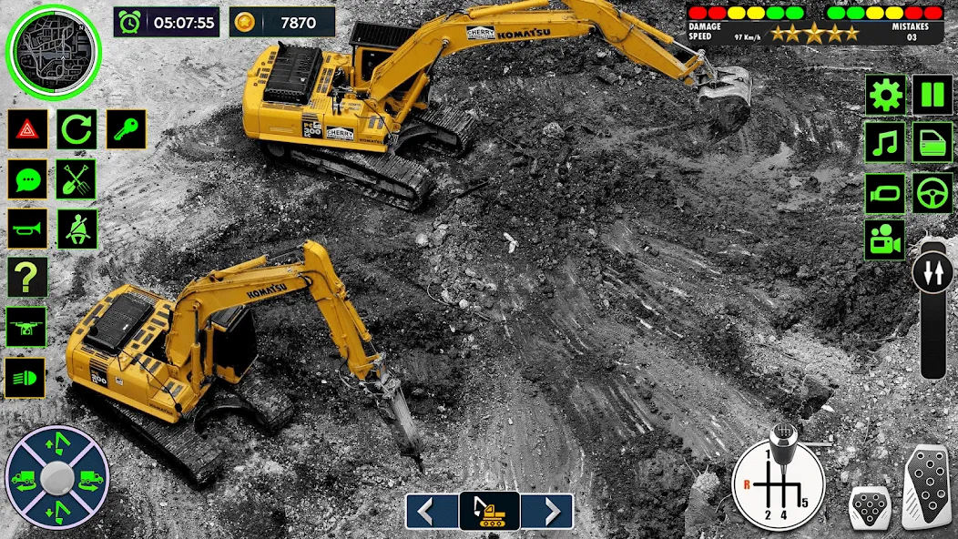 Real Road Construction Games взлом на Андроид — Безлимитные деньги и техника — скриншот 3 Real Road Construction Games взлом на Андроид — Безлимитные деньги и техника — скриншот 3