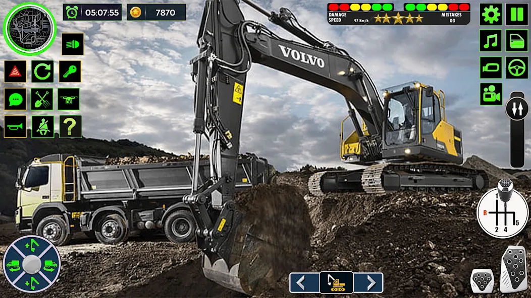 Real Road Construction Games взлом на Андроид — Безлимитные деньги и техника — скриншот 4 Real Road Construction Games взлом на Андроид — Безлимитные деньги и техника — скриншот 4