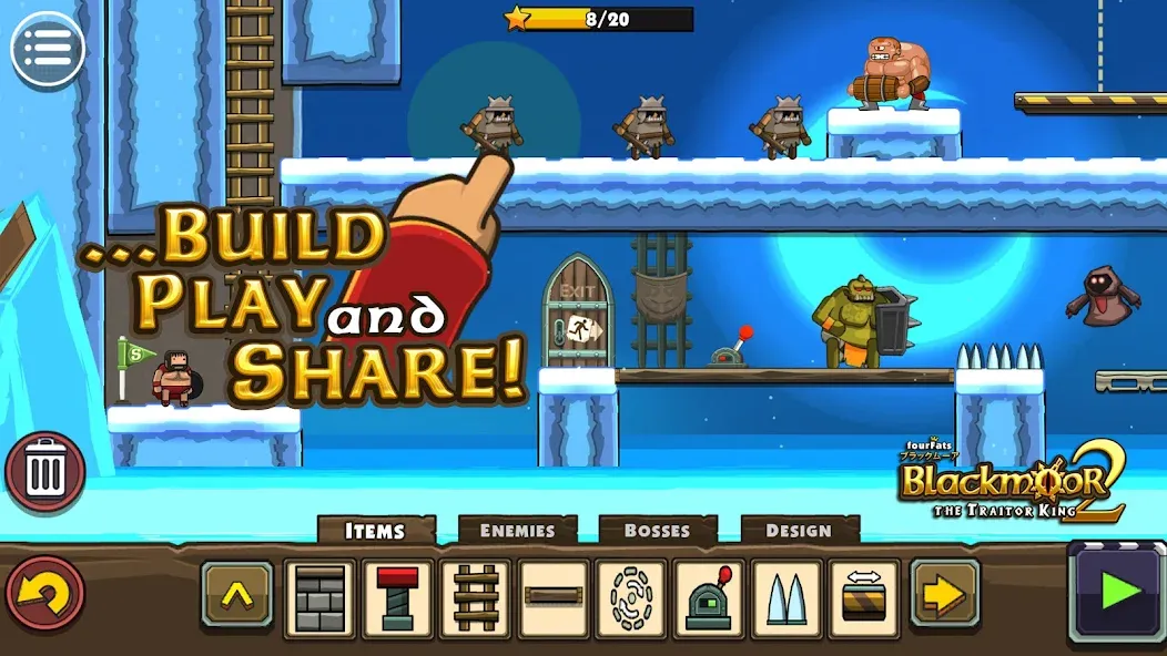 Мод Blackmoor 2: Action Platformer — Безлимитные монеты и разблокированы герои, скачать APK — скриншот 5