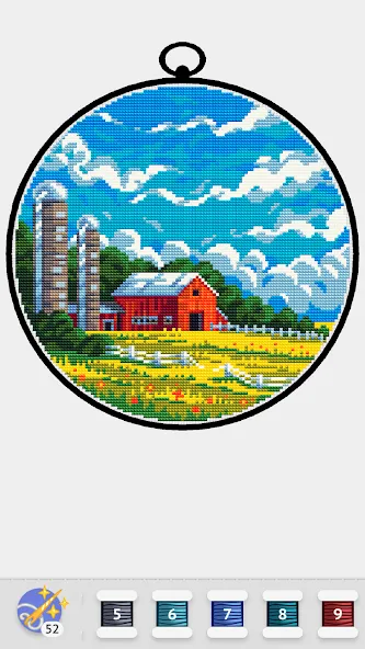 Cross Stitch Club взломанный APK — Разблокированы все узоры и нитки — скриншот 2 Cross Stitch Club взломанный APK — Разблокированы все узоры и нитки — скриншот 2