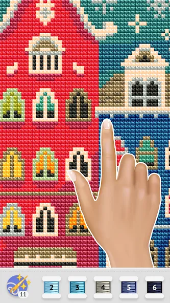 Cross Stitch Club взломанный APK — Разблокированы все узоры и нитки — скриншот 5 Cross Stitch Club взломанный APK — Разблокированы все узоры и нитки — скриншот 5