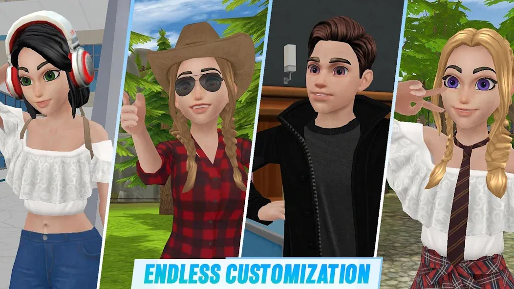 Virtual Sim Story: Home & Life MOD APK: Безлимитные деньги и ресурсы — скриншот 3 Virtual Sim Story: Home & Life MOD APK: Безлимитные деньги и ресурсы — скриншот 3