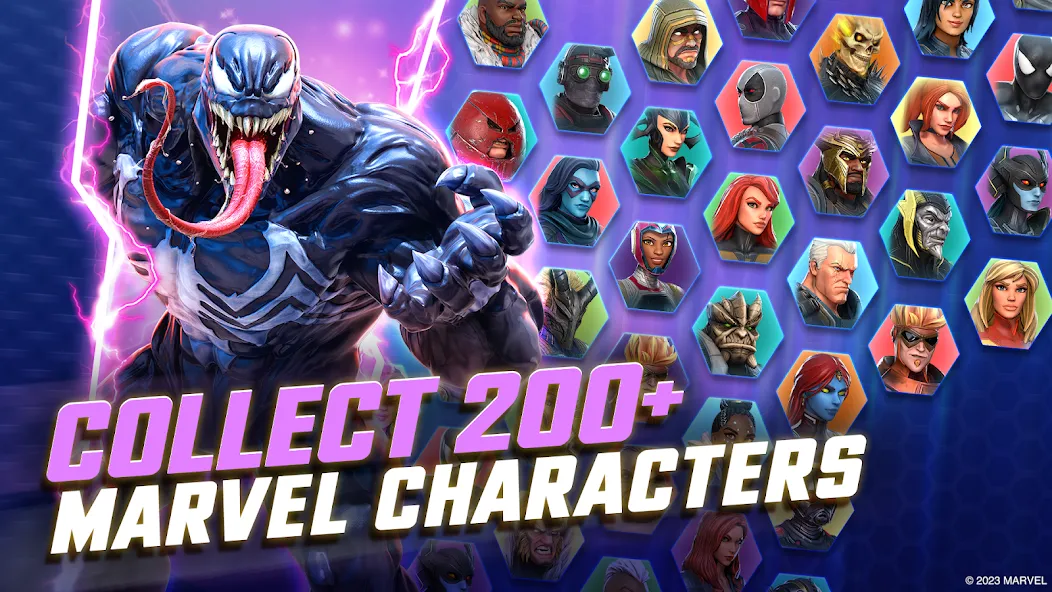 MARVEL Strike Force: Squad RPG мод на Андроид: Безлимитные ресурсы и усиленная команда — скриншот 2 MARVEL Strike Force: Squad RPG мод на Андроид: Безлимитные ресурсы и усиленная команда — скриншот 2