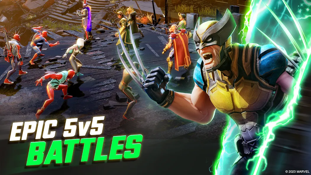 MARVEL Strike Force: Squad RPG мод на Андроид: Безлимитные ресурсы и усиленная команда — скриншот 3 MARVEL Strike Force: Squad RPG мод на Андроид: Безлимитные ресурсы и усиленная команда — скриншот 3