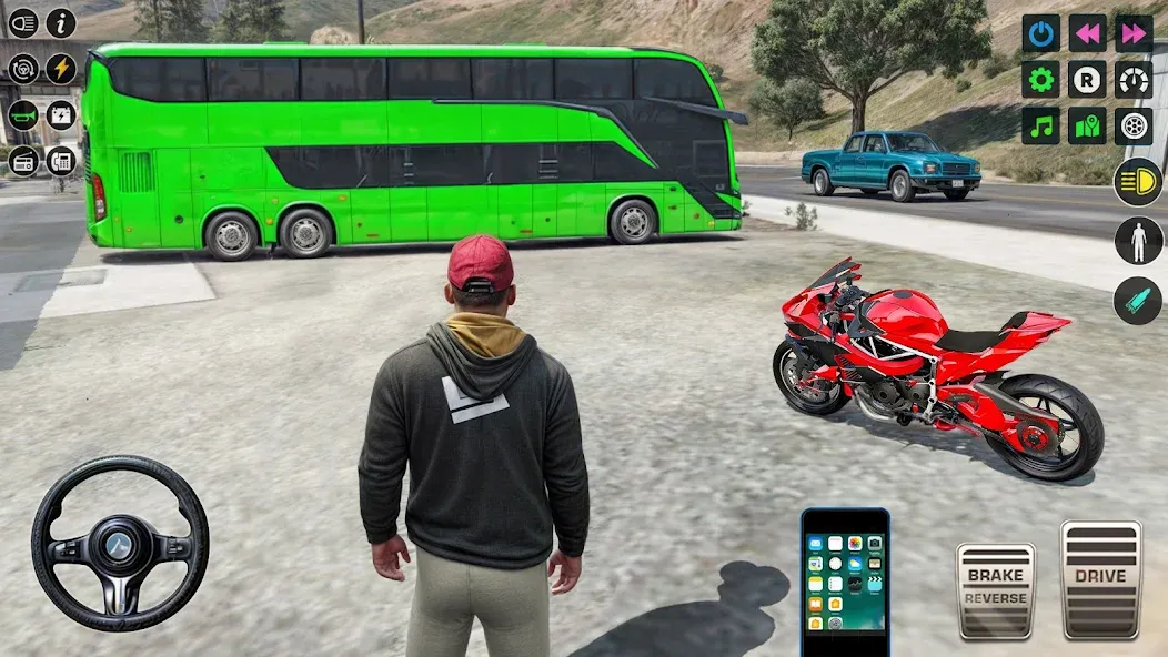Bus Simulator: City Bus Games — скачать мод: Безлимитные деньги и топливo — скриншот 1