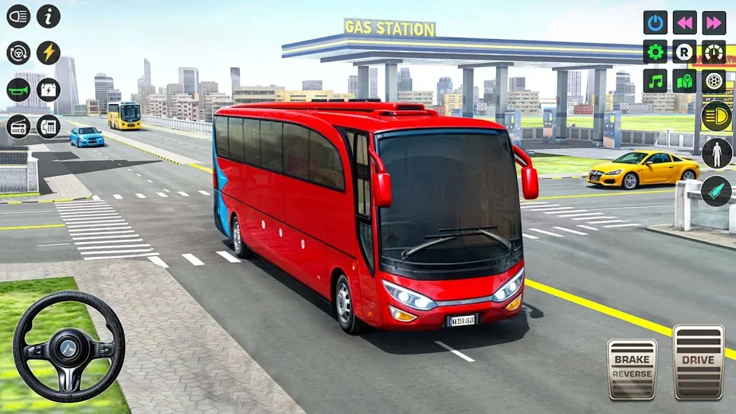 Bus Simulator: City Bus Games — скачать мод: Безлимитные деньги и топливo — скриншот 2