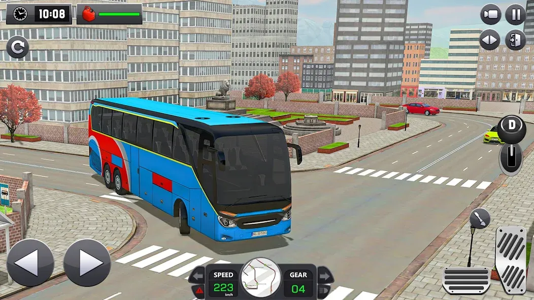 Bus Simulator: City Bus Games — скачать мод: Безлимитные деньги и топливo — скриншот 4