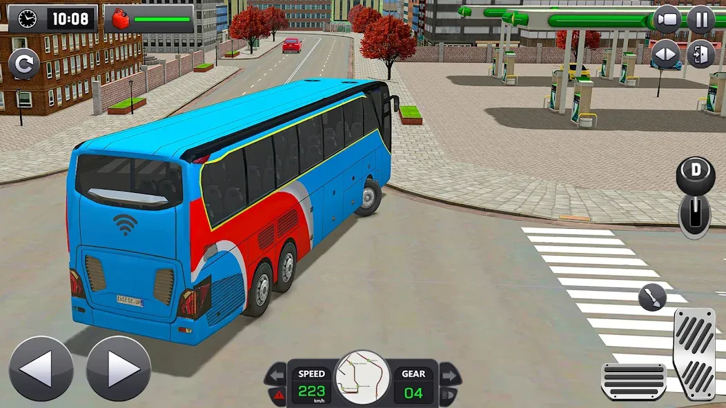 Bus Simulator: City Bus Games — скачать мод: Безлимитные деньги и топливo — скриншот 5