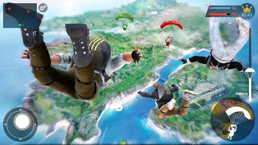 Commando Gun Shooting Games 3D на телефон — скачать мод: Безлимитные патроны и здоровье — скриншот 1 Commando Gun Shooting Games 3D на телефон — скачать мод: Безлимитные патроны и здоровье — скриншот 1