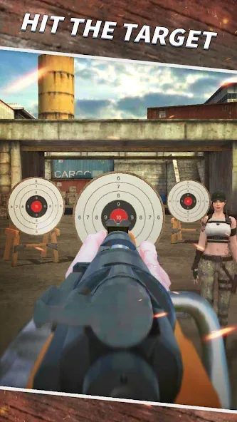 Sniper Shooting : 3D Gun Game — последняя версия с модом (Безлимитные деньги и оружие) — скриншот 4 Sniper Shooting : 3D Gun Game — последняя версия с модом (Безлимитные деньги и оружие) — скриншот 4