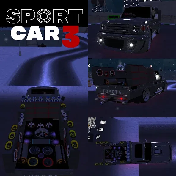Sport car 3 : Taxi & Police - на телефон — скачать мод: Безлимитные деньги и топливо — скриншот 5