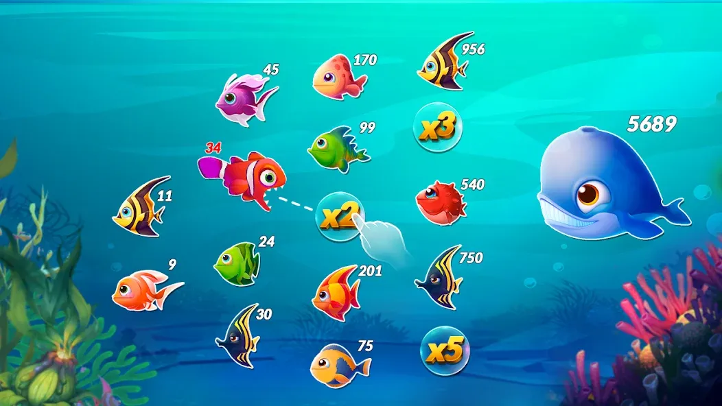 Big Eat Fish Games Shark Games — взломанная версия, Безлимитные деньги и усиленная акула — скриншот 3 Big Eat Fish Games Shark Games — взломанная версия, Безлимитные деньги и усиленная акула — скриншот 3