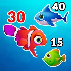 Big Eat Fish Games Shark Games — взломанная версия, Безлимитные деньги и усиленная акула