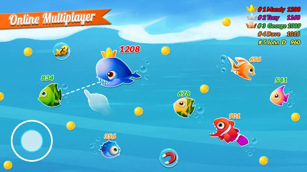 Скачать Fish.IO Fish Games Shark Games мод — Безлимитные монеты и алмазы — скриншот 2 Скачать Fish.IO Fish Games Shark Games мод — Безлимитные монеты и алмазы — скриншот 2