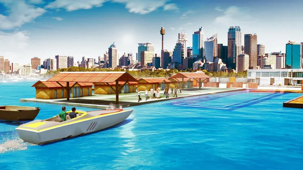 Boat Simulator Games — Безлимитные деньги и топливо, скачать мод APK — скриншот 3 Boat Simulator Games — Безлимитные деньги и топливо, скачать мод APK — скриншот 3