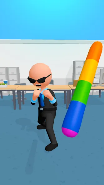 Crazy Office — Slap & Smash бесплатно на Андроид — мод: Без рекламы и всё открыто — скриншот 1