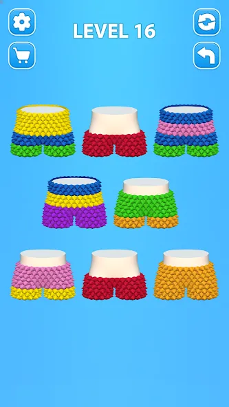 Скачать Cozy Knitting: Sorting games на Андроид с модом — Безлимитные деньги и все уровни открыты — скриншот 3