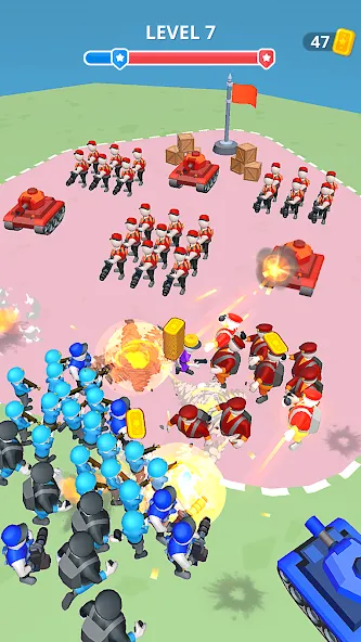 Army War Camp—Battle Game MOD APK скачать на Андроид — Безлимитные ресурсы и усиленная армия — скриншот 5
