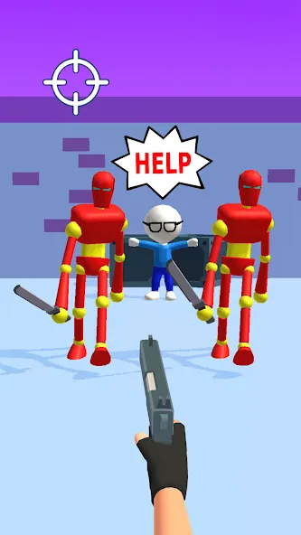 Gun Master 3D - Shoot 'Em Down взломанный APK — Безлимитные деньги и оружие — скриншот 4 Gun Master 3D - Shoot 'Em Down взломанный APK — Безлимитные деньги и оружие — скриншот 4