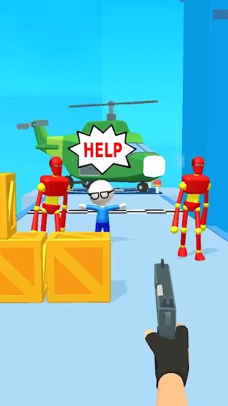 Gun Master 3D - Shoot 'Em Down взломанный APK — Безлимитные деньги и оружие — скриншот 5 Gun Master 3D - Shoot 'Em Down взломанный APK — Безлимитные деньги и оружие — скриншот 5