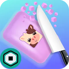 Robux Slice Soap — взломанная версия, Без рекламы и все ножи открыты