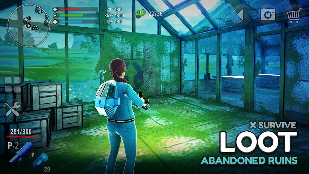 X Survive: Open World Sandbox MOD APK скачать на Андроид — Безлимитные ресурсы и открытый мир — скриншот 4