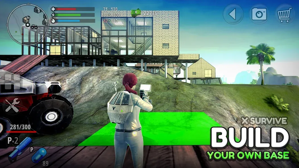 X Survive: Open World Sandbox MOD APK скачать на Андроид — Безлимитные ресурсы и открытый мир — скриншот 5