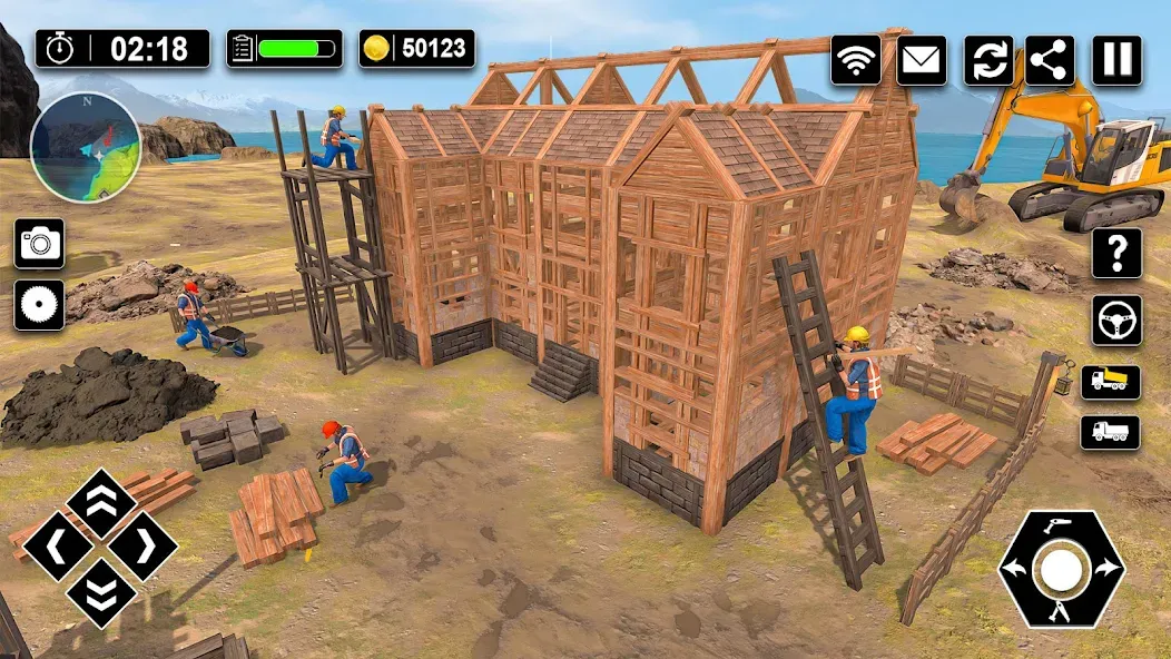 Wood House Construction Game — последняя версия с модом (Все материалы и ресурсы доступны) — скриншот 3 Wood House Construction Game — последняя версия с модом (Все материалы и ресурсы доступны) — скриншот 3