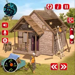 Wood House Construction Game — последняя версия с модом (Все материалы и ресурсы доступны)