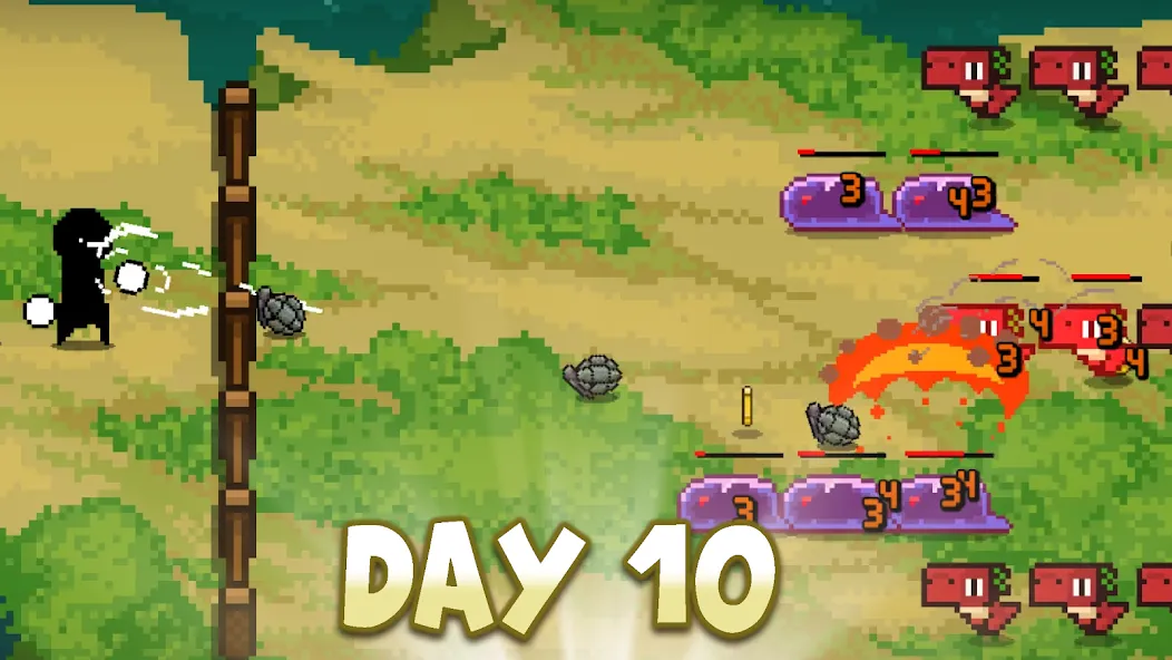 Days Bygone - Castle Defender — Безлимитные ресурсы и усиленная защита замка, скачать мод APK — скриншот 2