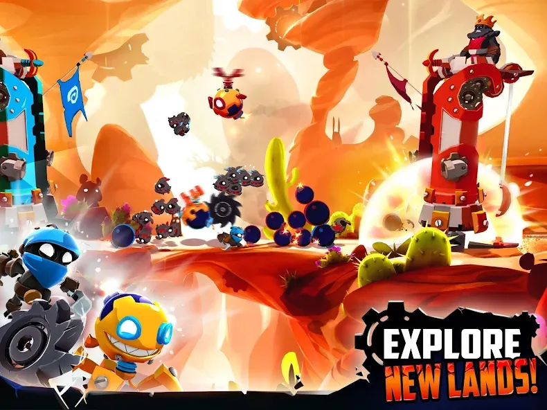 Скачать Badland Brawl Mod APK — Безлимитные ресурсы и открытые персонажи — скриншот 3