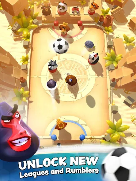 Rumble Stars Football — взломанная версия, Безлимитные монеты и усиленные игроки — скриншот 2 Rumble Stars Football — взломанная версия, Безлимитные монеты и усиленные игроки — скриншот 2