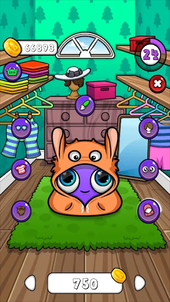 Скачать мод Moy 7 - Virtual Pet Game — Много монет и все питомцы — скриншот 4