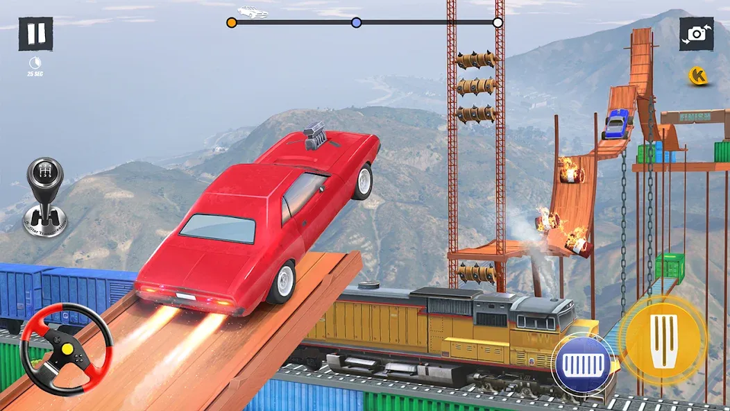 Car Stunt Games 3D Car Games — Безлимитные деньги и открыты все машины, скачать мод APK — скриншот 1