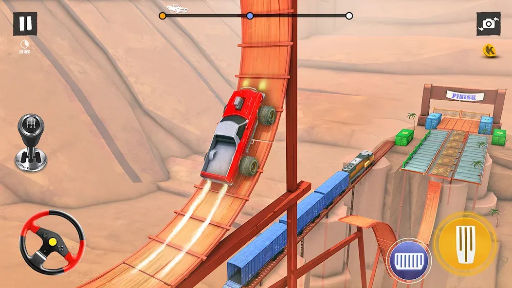 Car Stunt Games 3D Car Games — Безлимитные деньги и открыты все машины, скачать мод APK — скриншот 5